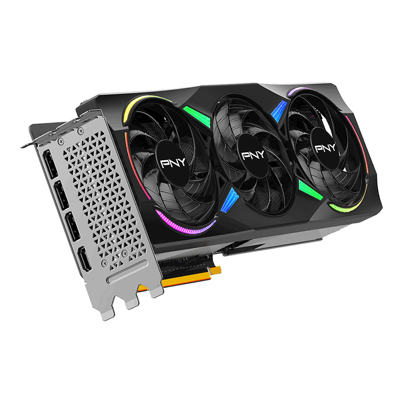 PNY RTX 5070 Ti ARGB OC Triple Fan - Angle