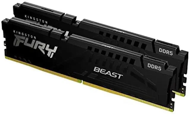 Kingston FURY Beast Black RGB 32GB DDR5-6400 CL32 DIMM - Alt View