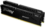 Kingston FURY Beast Black RGB 32GB DDR5-6400 CL32 DIMM - Alt View