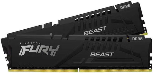 Kingston FURY Beast Black RGB 32GB DDR5-6400 CL32 DIMM - KF564C32BBEA-32
