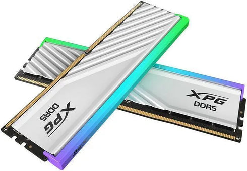 XPG Lancer Blade RGB 6000MHz 64GB (2x32GB) White (DDR5) - Anigma