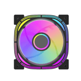 DarkFlash INF 24 PWM ARGB 120mm Fan Black | 1600 RPM | 65 CFM | Rifle Bearing | A-RGB