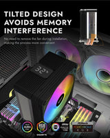 darkFlash M400 Digital Display Tower CPU Cooler