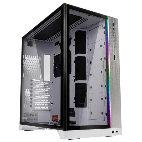 LIAN LI O11 XL DYNAMIC ROG Edition case White (No Fans Included) - Anigma