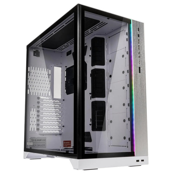 LIAN LI O11 XL DYNAMIC ROG Edition case White (No Fans Included) - Anigma