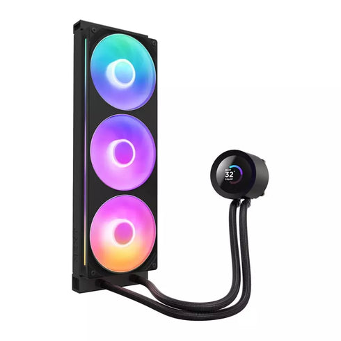 NZXT Kraken Plus 360mm AIO RGB Fans with LCD Display CPU Liquid Cooler