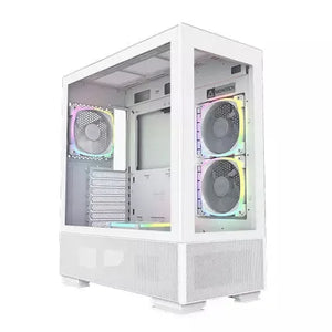 Montech Sky Two ATX Case (4x 120mm ARGB Fans Included) White