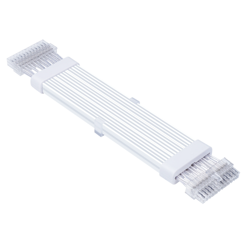 AC24 MB 24-Pin Extension Cable – White Sleeved PC Power Cable - Anigma