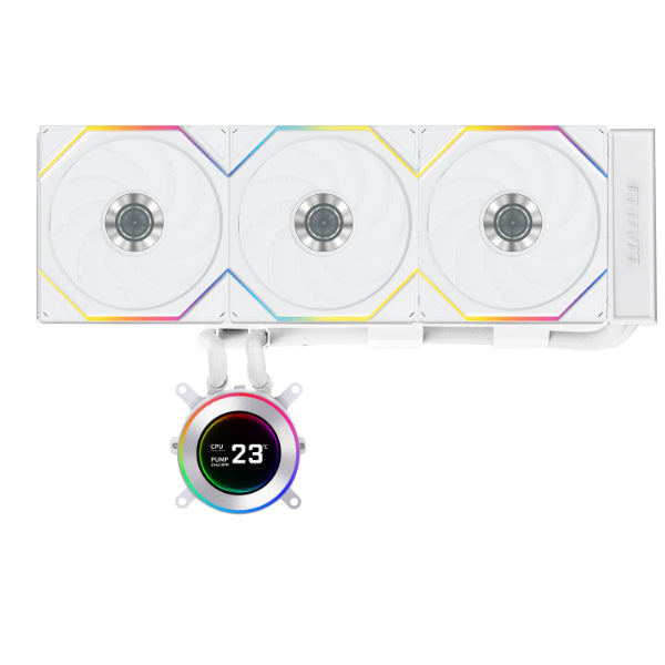 Lian Li HydroShift II LCD-C 360CL ARGB 360mm AIO Liquid CPU Cooler White