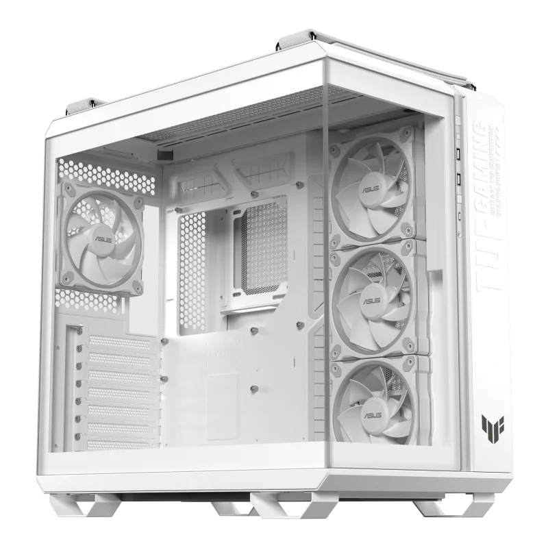 ASUS TUF Gaming GT502 Horizon ARGB Panorama Case White (No Fans Included) - Anigma