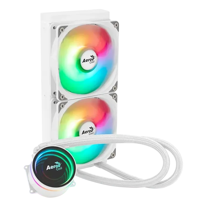 Aerocool Oasis L240 2x120mm ARGB fans CPU 240mm Liquid Cooler - Anigma