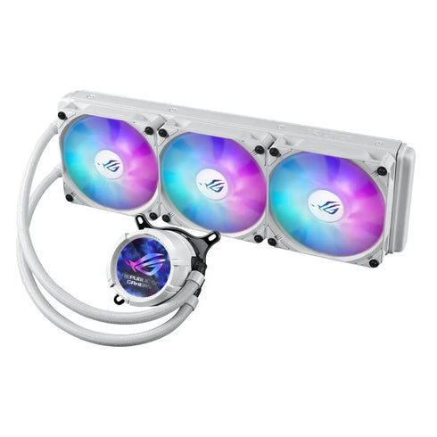 ASUS ROG Strix LC III 360 ARGB LCD White All-in-one AIO Liquid CPU Cooler - Anigma