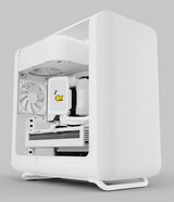 Hyte X50 ATX Mid-Tower PC Case – Snow White