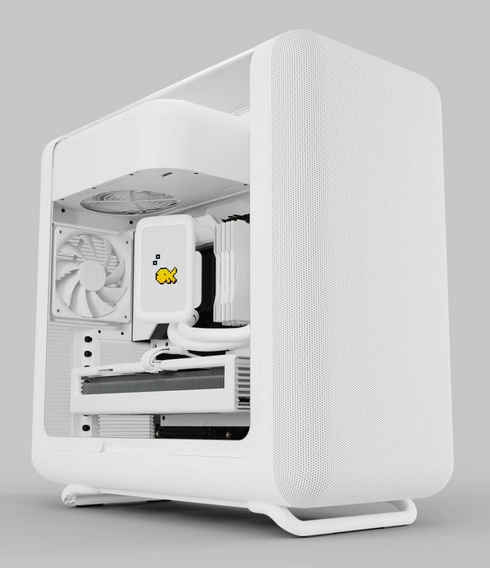 Hyte X50 ATX Mid-Tower PC Case – Snow White