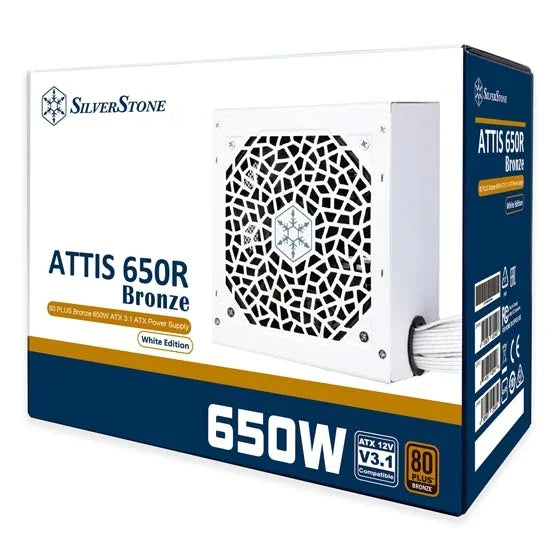 Silverstone ATTIS 650W 80+ Bronze ATX 3.1 Power Supply - Anigma