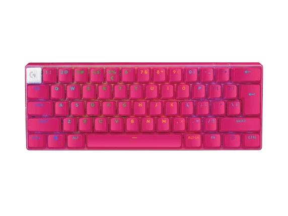 Logitech PRO X 60 LIGHTSPEED RGB Optical Switches 60% Wireless Gaming Keyboard - Anigma