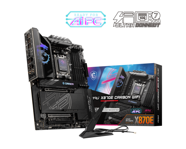 MSI MPG X870E CARBON WiFi DDR5 (AMD ATX Motherboard)