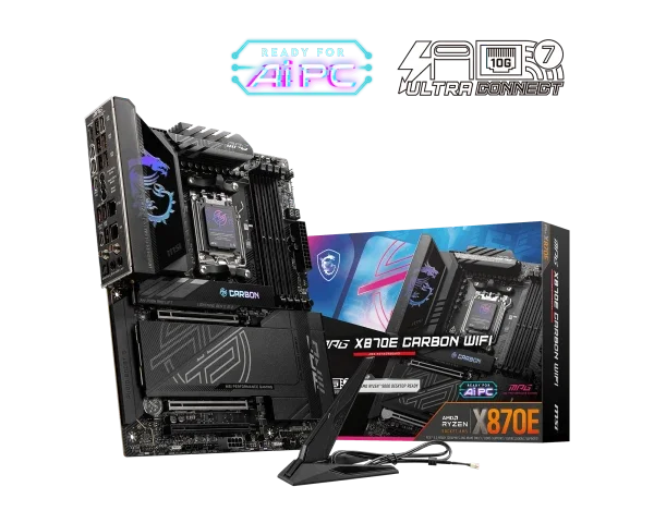 MSI MPG X870E CARBON WiFi DDR5 (AMD ATX Motherboard)