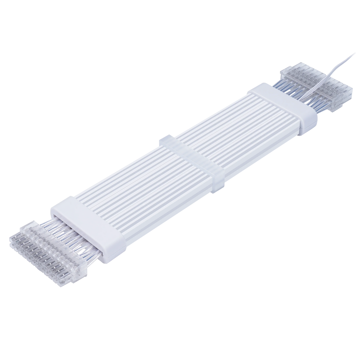 AC24 MB 24-Pin Extension Cable – White Sleeved PC Power Cable - Anigma