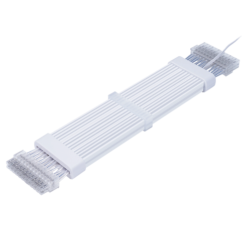 AC24 MB 24-Pin Extension Cable – White Sleeved PC Power Cable - Anigma