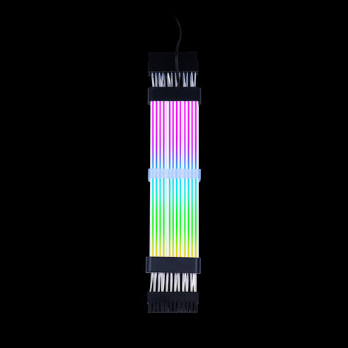 AC24 MB 24-Pin Extension Cable – Black Sleeved PC Power Cable - Anigma