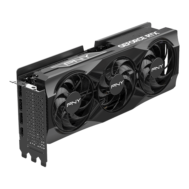 PNY GeForce RTX 5070 Ti OC Triple Fan - Right Angle