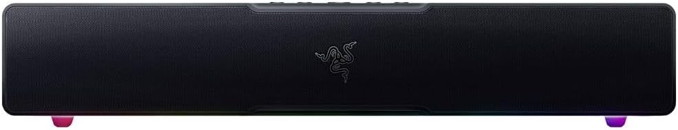 Razer Leviathan V2 X Compact Gaming Soundbar | Bluetooth 5.0 | USB-C | 14-Zone Chroma RGB | 20W - Black