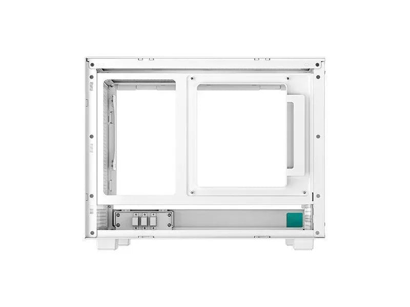 DEEPCOOL CH160 Portable High-Airflow Mini Tower Case White (No Fans Included) - Anigma
