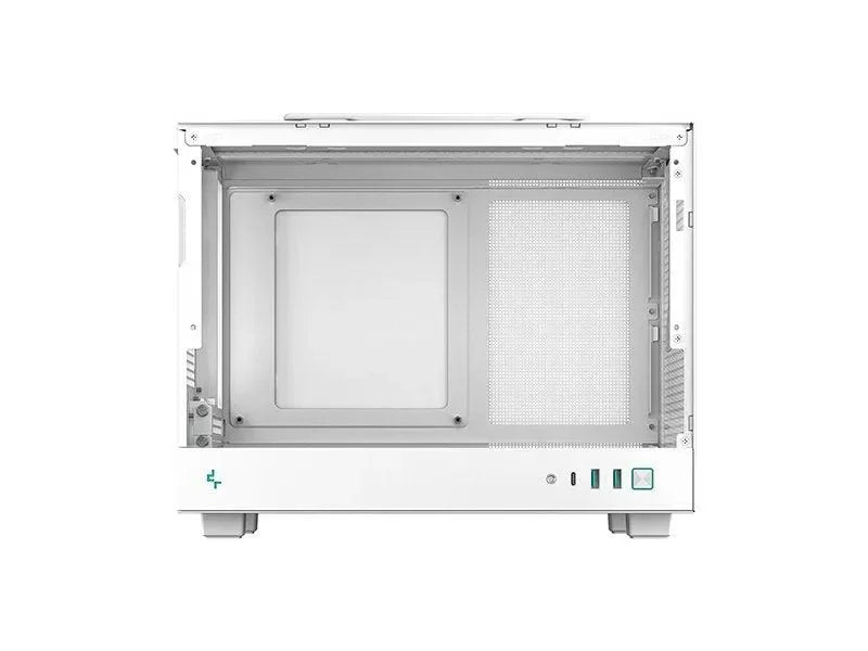 DEEPCOOL CH160 Portable High-Airflow Mini Tower Case White (No Fans Included) - Anigma