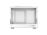 DEEPCOOL CH160 Portable High-Airflow Mini Tower Case White (No Fans Included) - Anigma