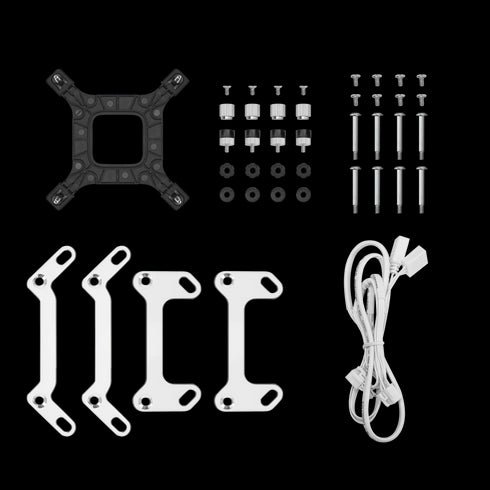 DEEPCOOL LT240 A-RGB 240mm AIO Liquid Cooler (White) - Anigma