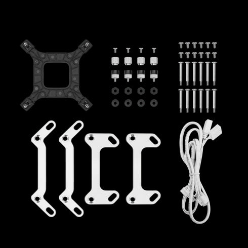 DEEPCOOL LT360 A-RGB 360mm AIO Liquid Cooler (White) - Anigma