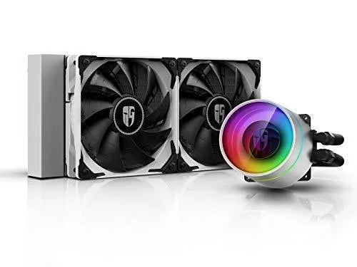 DeepCool Castle 240EX A-RGB AIO CPU Liquid Cooler White - Anigma