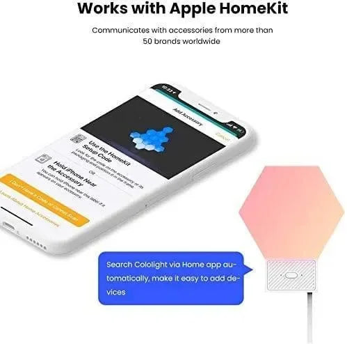 Cololight Plus Wifi Color Lights 6 Blocks + Base + Controller - Anigma