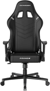 DXRacer P132 Prince Series Gaming Chair | PU Leather | 150kg | 135° Recline | Headrest + Lumbar | Black