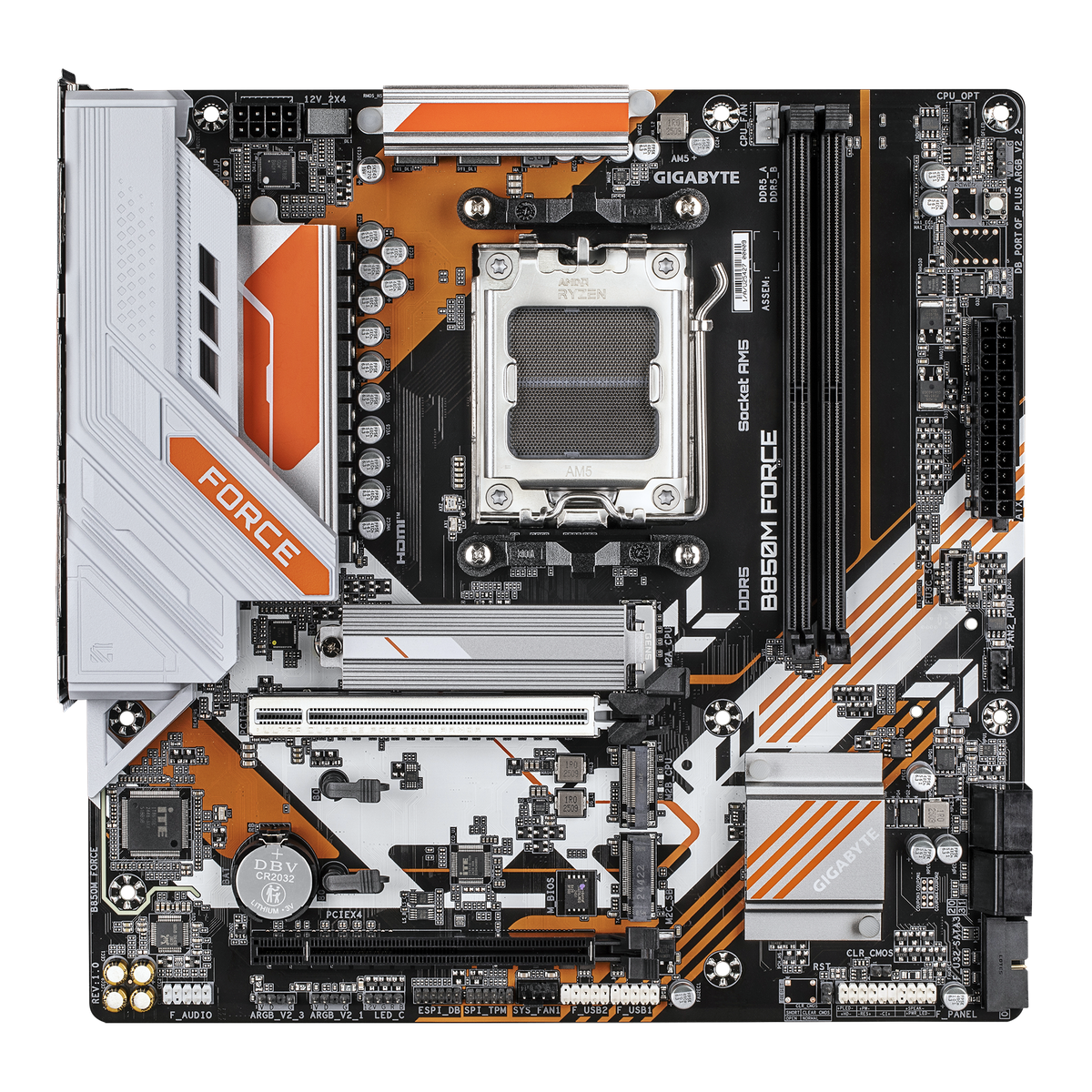 GIGABYTE B850M FORCE - Board Overview