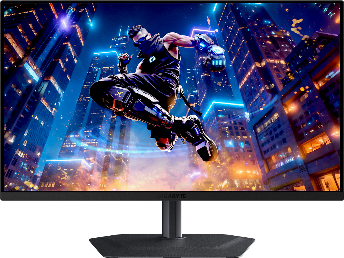 GIGABYTE MO27Q3 QD-OLED 360Hz - Front View