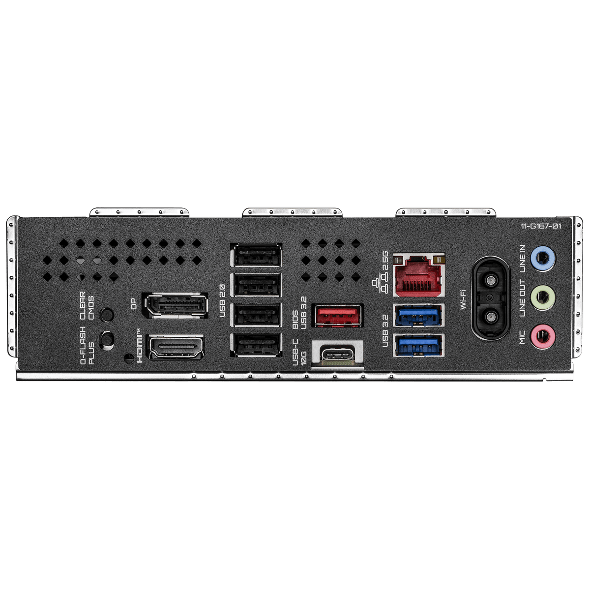 GIGABYTE B860 DS3H WIFI6E - Back Panel I/O