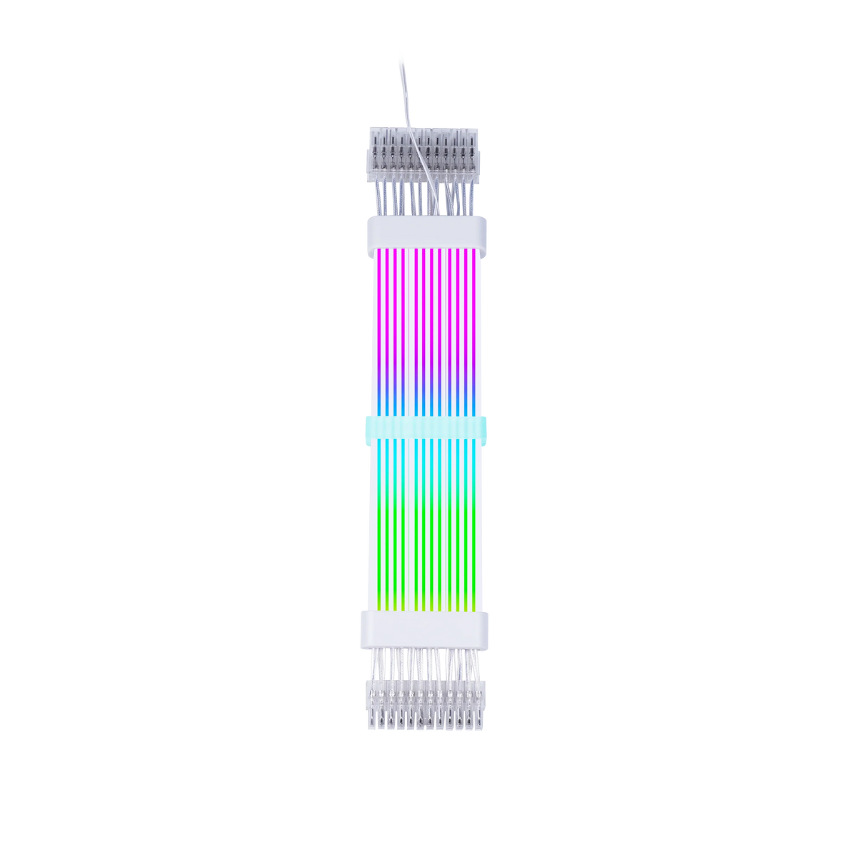 AC24 MB 24-Pin Extension Cable – White Sleeved PC Power Cable - Anigma