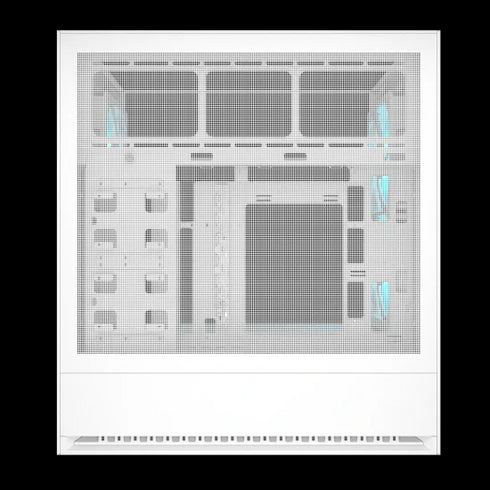 Cougar OmnyX Mid Tower ATX Case (4x 160mm Pre-installed ARGB PWM Fans) White