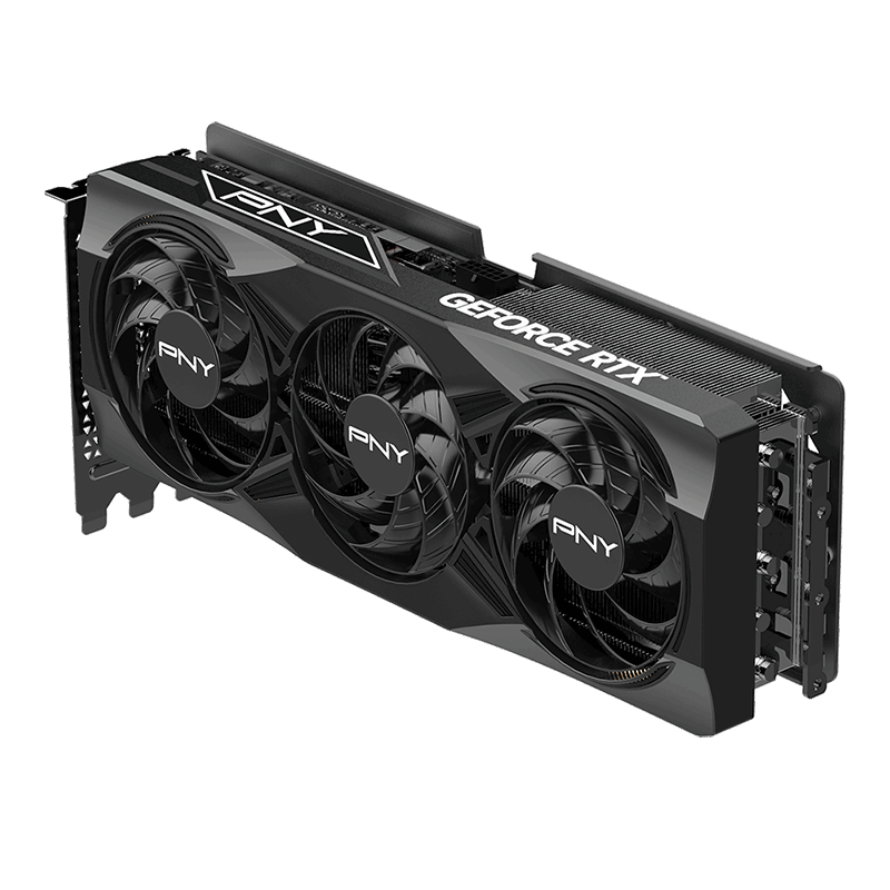 PNY GeForce RTX 5070 Ti OC Triple Fan - Left Angle