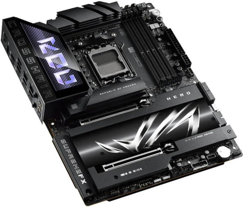 ASUS ROG CROSSHAIR X870E HERO AM5 ATX Motherboard Advanced AI PC-Ready - Anigma