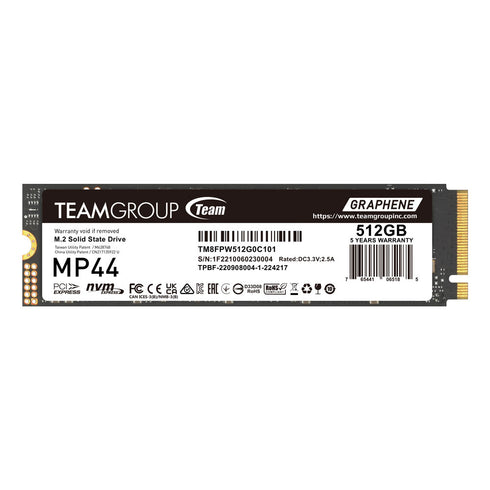 Teamgroup 512 GB PCIe Gen4 2280 NVMe M.2
