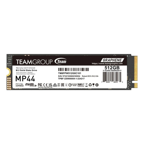 Teamgroup 512 GB PCIe Gen4 2280 NVMe M.2
