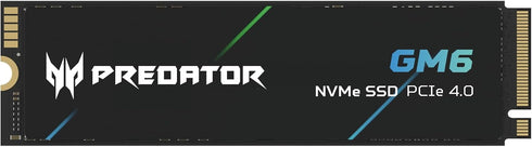 acer predator gm6 1tb m.2 nvme ssd pcie 4.0 read speed up to 7200mb / s professional internal hard drive gaming memory compatible with pc notebook and ps5