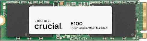 Crucial E100 1TB M.2 NVMe PCIe Gen4 Internal SSD, Up to 5,000MB/s, CT1000E100SSD8