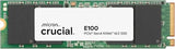 Crucial E100 2TB M.2 NVMe PCIe Gen4 Internal SSD, Up to 5,000MB/s, CT2000E100SSD8