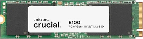 Crucial E100 1TB M.2 NVMe PCIe Gen4 Internal SSD, Up to 5,000MB/s, CT1000E100SSD8