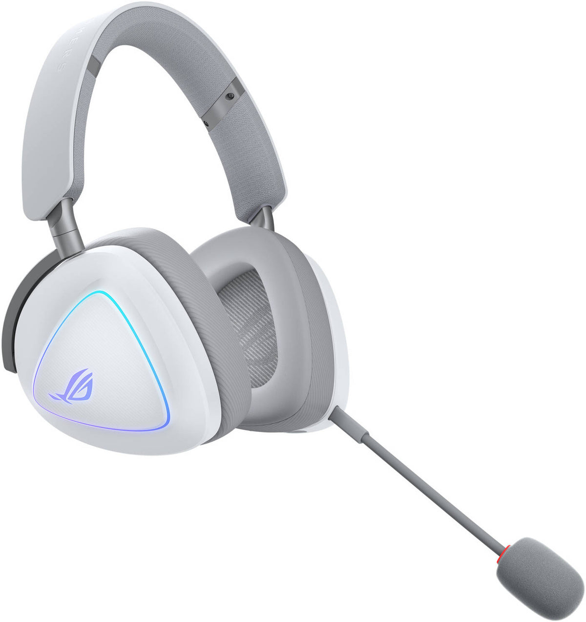 ASUS ROG Delta II Tri-Mode Wireless 318g 50mm Titanium Gaming Headset - White