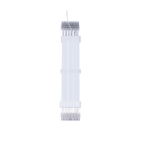 AC24 MB 24-Pin Extension Cable – White Sleeved PC Power Cable - Anigma